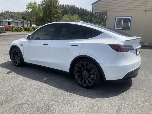 Pearl White Multi-Coat 2022 Tesla Model Y Performance Dual Motor All-Wheel Drive