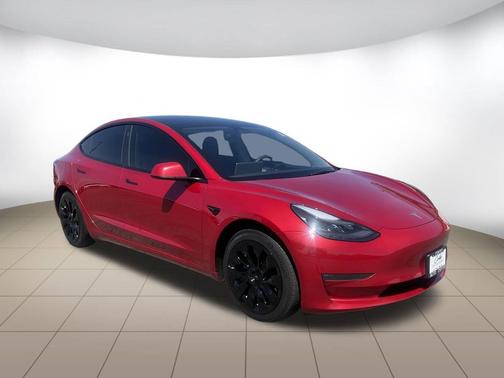Red Multi-Coat 2022 Tesla Model 3 Long Range