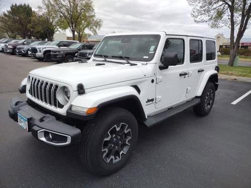 Bright White Clearcoat 2025 Jeep Wrangler 4-Door Sahara 4x4