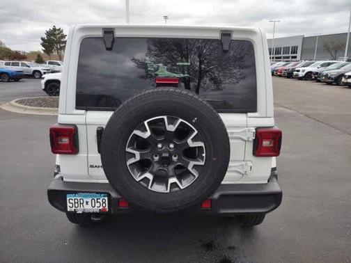 Bright White Clearcoat 2025 Jeep Wrangler 4-Door Sahara 4x4
