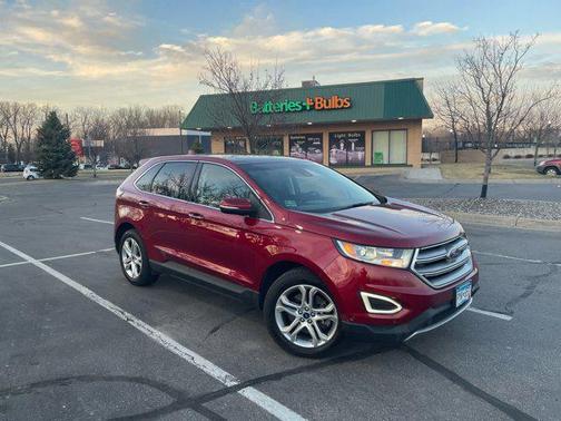 Ruby Red Metallic Tinted Clearcoat 2018 Ford Edge Titanium