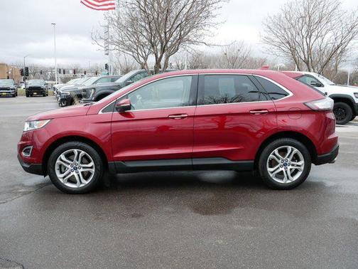 Ruby Red Metallic Tinted Clearcoat 2018 Ford Edge Titanium