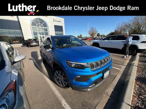 Laser Blue Pearlcoat 2023 Jeep Compass Latitude Lux