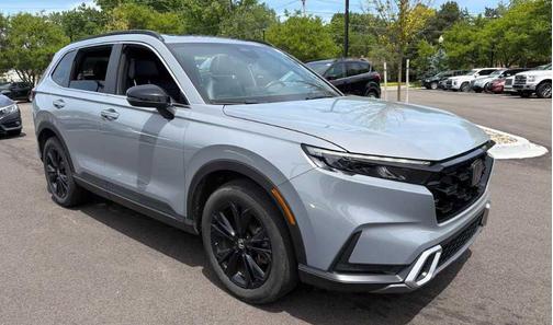 Urban Gray Pearl 2023 Honda CR-V Hybrid Sport Touring AWD