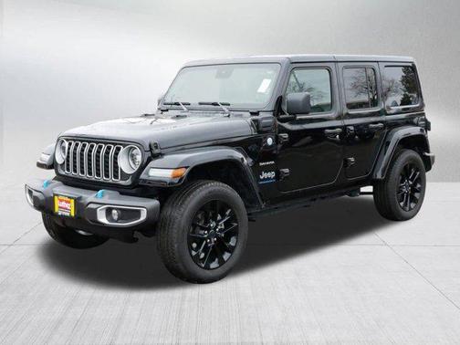 Black Clearcoat 2024 Jeep Wrangler 4xe Sahara