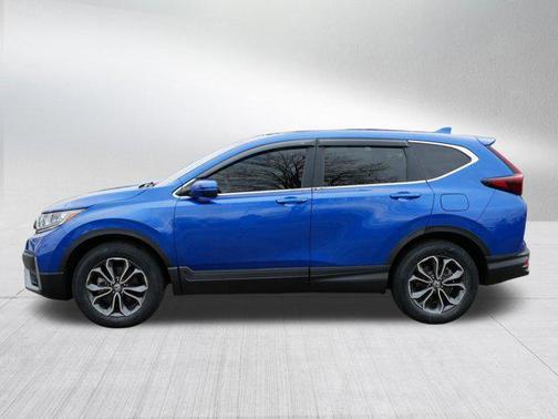 Aegean Blue Metallic 2021 Honda CR-V AWD EX-L