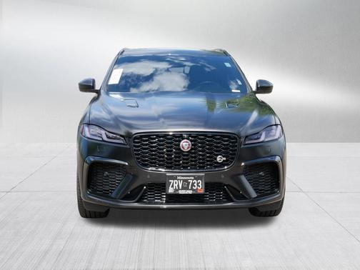 Santorini Black 2022 Jaguar F-PACE SVR P550 AWD Automatic