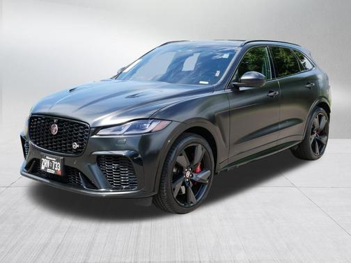 Santorini Black 2022 Jaguar F-PACE SVR P550 AWD Automatic