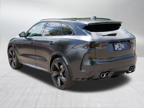 Santorini Black 2022 Jaguar F-PACE SVR P550 AWD Automatic