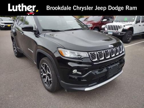 Diamond Black Crystal Pearlcoat 2025 Jeep Compass Limited