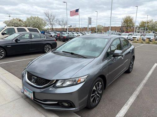 Polished Metal Metallic 2013 Honda Civic EX-L