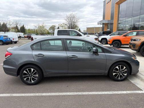 Polished Metal Metallic 2013 Honda Civic EX-L