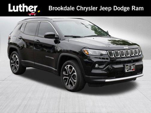 Diamond Black Crystal Pearlcoat 2024 Jeep Compass Limited