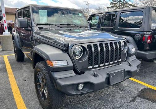 Granite Crystal Metallic Clearcoat 2024 Jeep Wrangler Sport S
