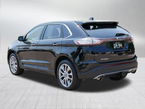 Shadow Black 2017 Ford Edge Titanium
