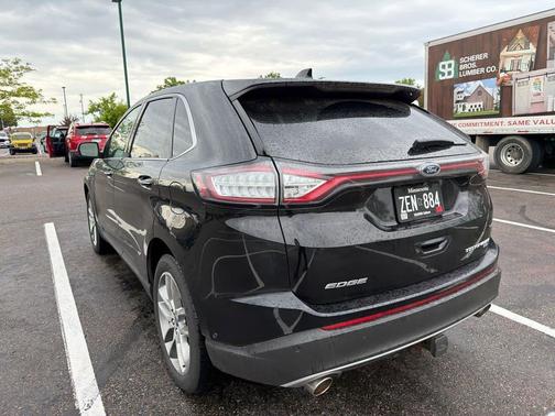 Shadow Black 2017 Ford Edge Titanium