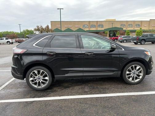 Shadow Black 2017 Ford Edge Titanium