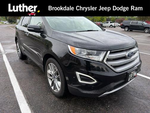 Shadow Black 2017 Ford Edge Titanium