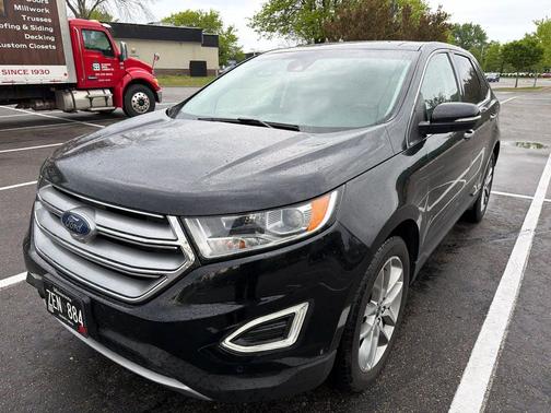 Shadow Black 2017 Ford Edge Titanium