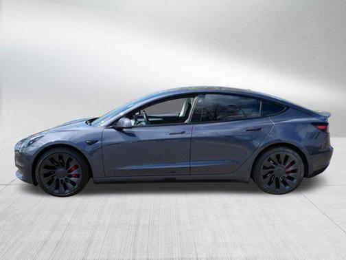 Midnight Silver Metallic 2023 Tesla Model 3 Performance