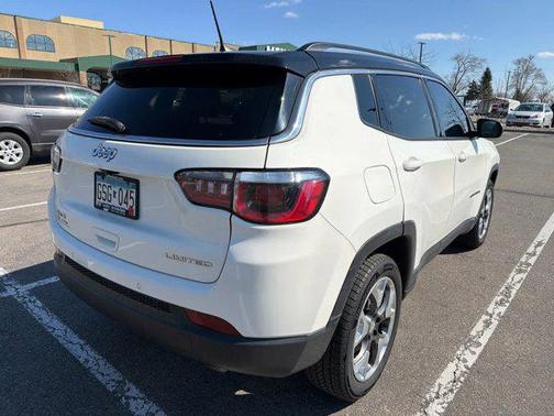 White Clearcoat 2019 Jeep Compass Limited