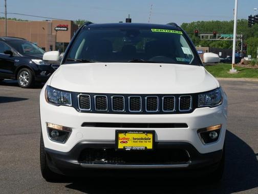 White Clearcoat 2019 Jeep Compass Limited