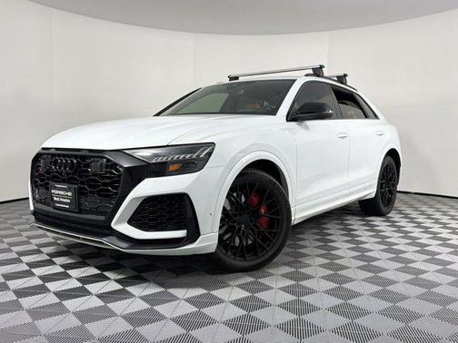 Glacier White Metallic 2021 Audi RS Q8 4.0T