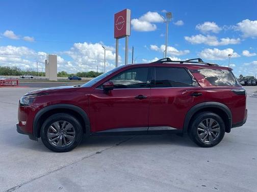 Scarlet Ember 2024 Nissan Pathfinder SV
