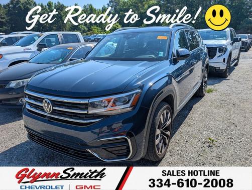 TOURMALINE BLUE METALLIC [BLUE] 2022 Volkswagen Atlas 3.6L SEL Premium