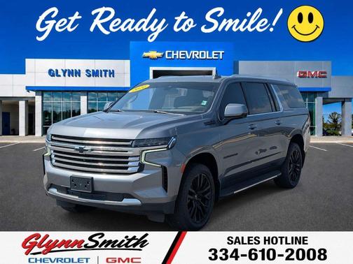 Satin Steel Metallic 2021 Chevrolet Suburban 4WD High Country