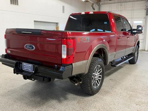 Ruby Red Metallic/Stone Gray 2019 Ford F-250 Lariat