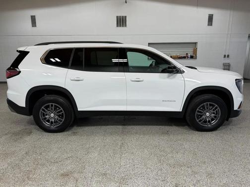 White 2025 GMC Acadia FWD Elevation