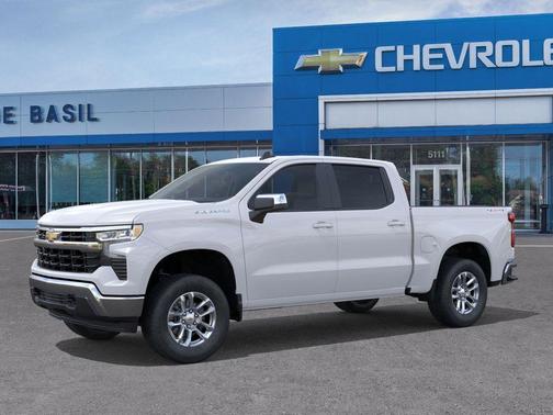 Summit White 2026 Chevrolet Silverado 1500 LT