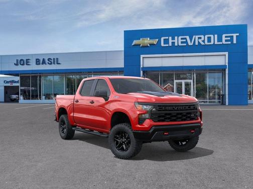 Red 2026 Chevrolet Silverado 1500 Custom Trail Boss