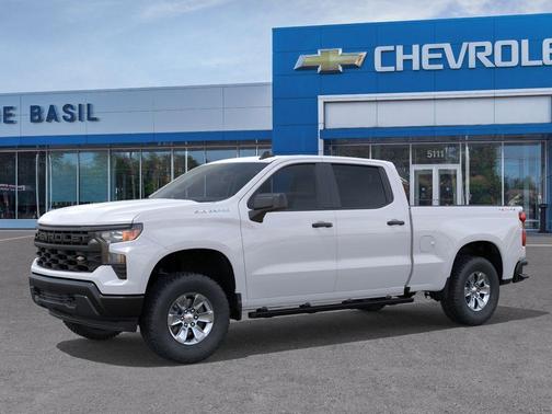 Summit White 2026 Chevrolet Silverado 1500 WT