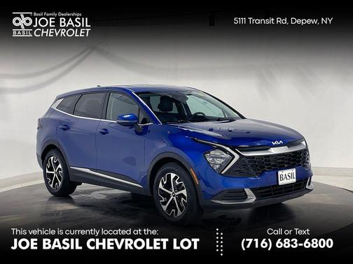 Sapphire Blue 2023 Kia Sportage EX