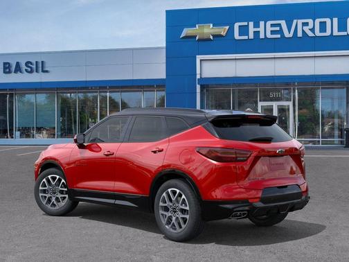 Radiant Red 2026 Chevrolet Blazer RS