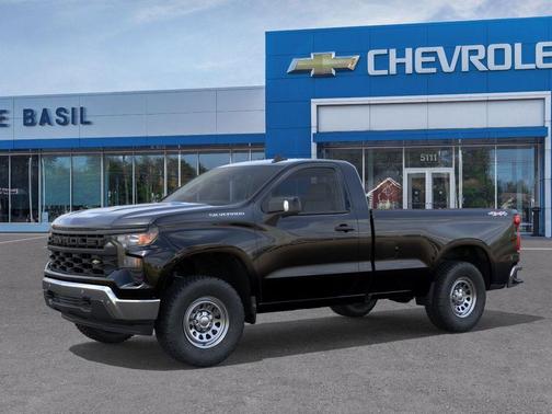Black 2026 Chevrolet Silverado 1500 WT