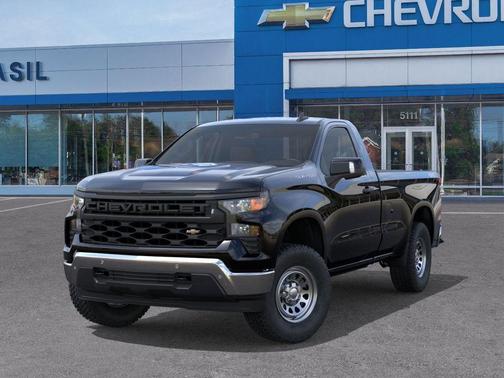 Black 2026 Chevrolet Silverado 1500 WT