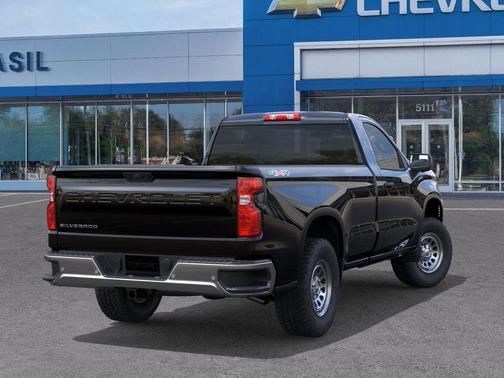 Black 2026 Chevrolet Silverado 1500 WT