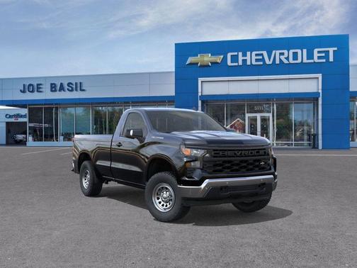Black 2026 Chevrolet Silverado 1500 WT