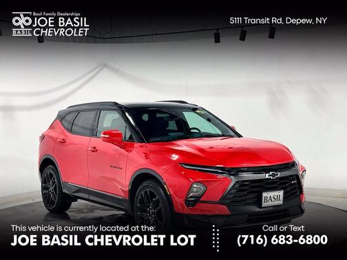 Red 2023 Chevrolet Blazer RS