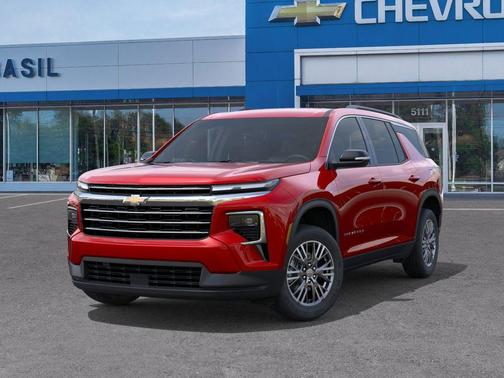 Radiant Red 2026 Chevrolet Traverse LT