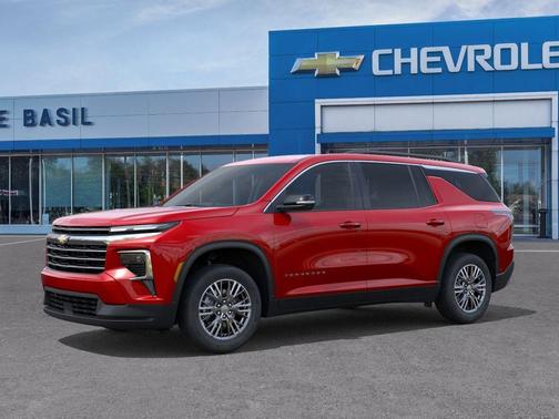 Radiant Red 2026 Chevrolet Traverse LT