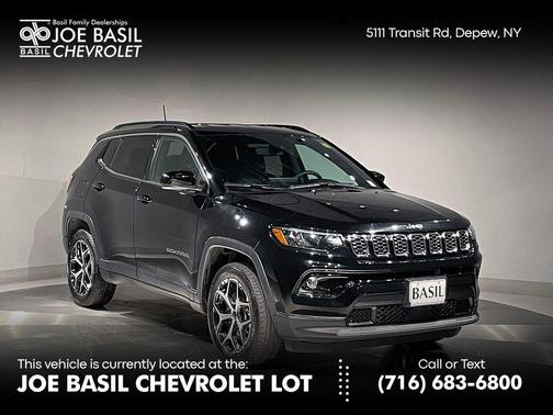 Diamond Black 2025 Jeep Compass Limited