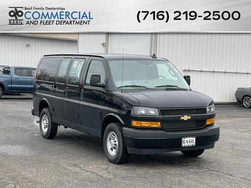 Black 2026 Chevrolet Express 2500 Work Van