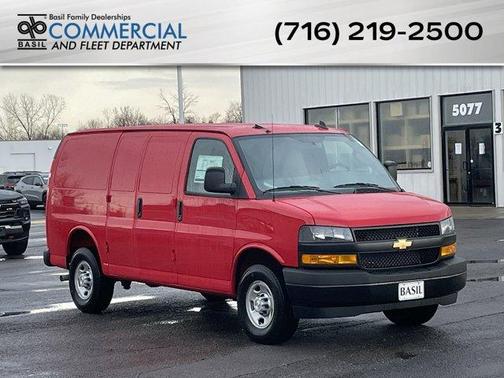 Red 2026 Chevrolet Express 2500 Work Van