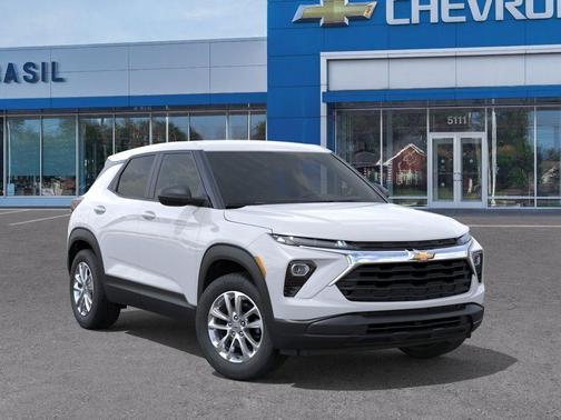Summit White 2026 Chevrolet Trailblazer LS
