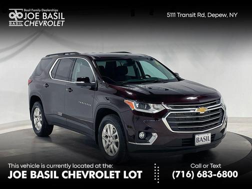 Black Cherry Metallic 2021 Chevrolet Traverse LT Cloth