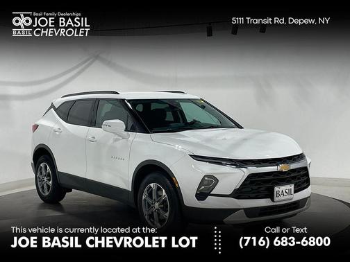 Summit White 2023 Chevrolet Blazer 3LT